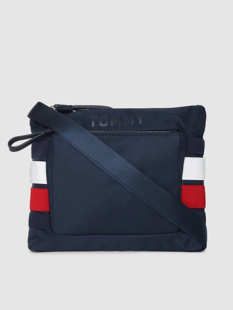 

Tommy Hilfiger Navy Blue Solid Sling Bag