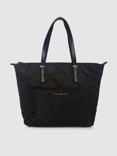 

Tommy Hilfiger Black Quilted Shoulder Bag