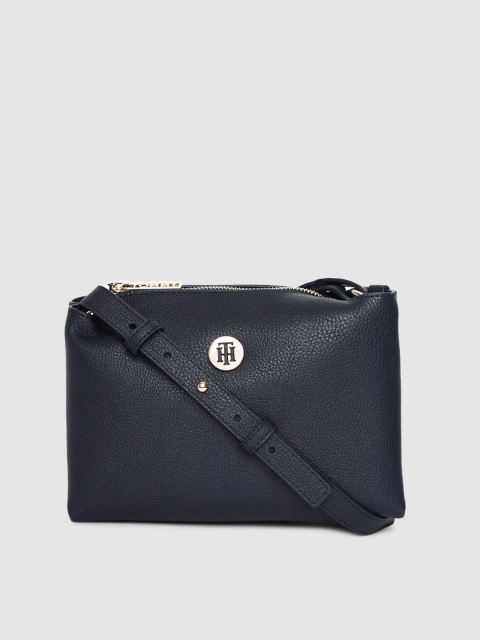 

Tommy Hilfiger Navy Blue Solid Sling Bag