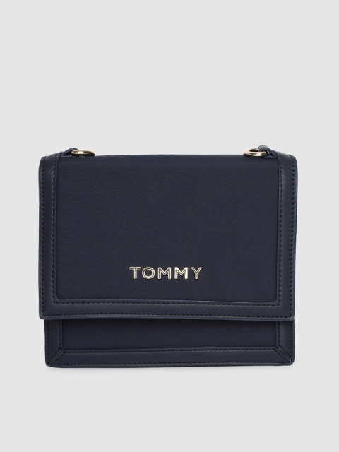 

Tommy Hilfiger Navy Blue Solid Sling Bag