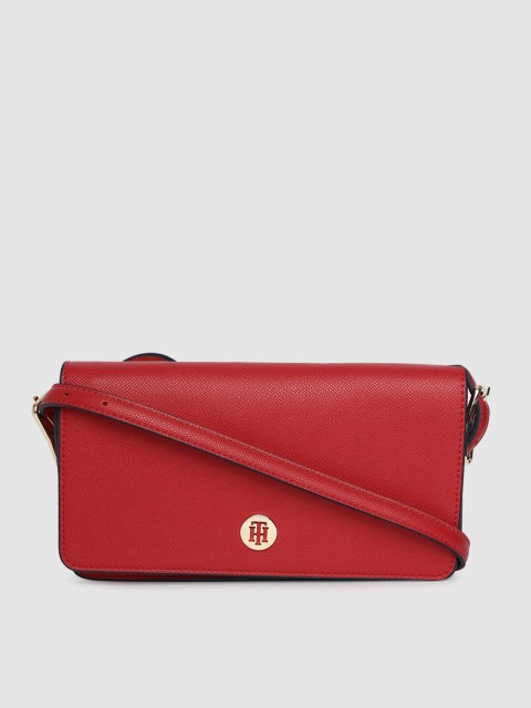 

Tommy Hilfiger Red Solid Sling Bag