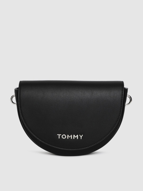 

Tommy Hilfiger Black Solid Sling Bag