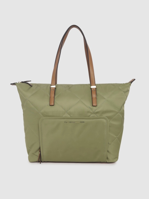 

Tommy Hilfiger Women Olive Green Solid Shoulder Bag