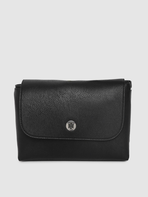 

Tommy Hilfiger Black Solid Sling Bag