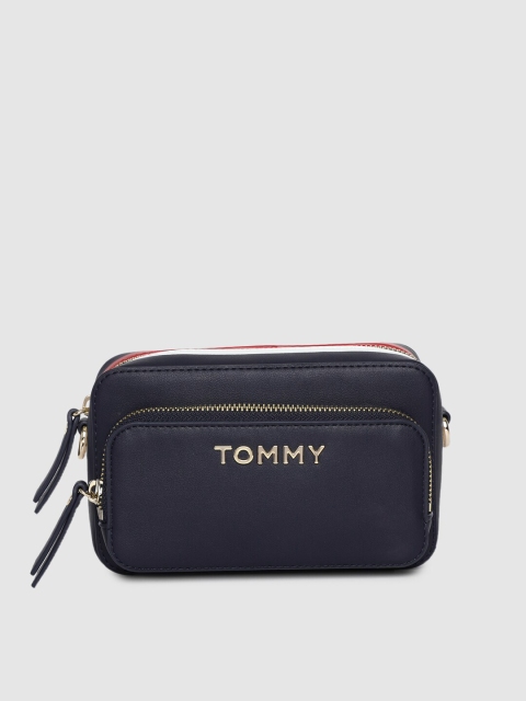 

Tommy Hilfiger Women Navy Blue Solid Sling Bag