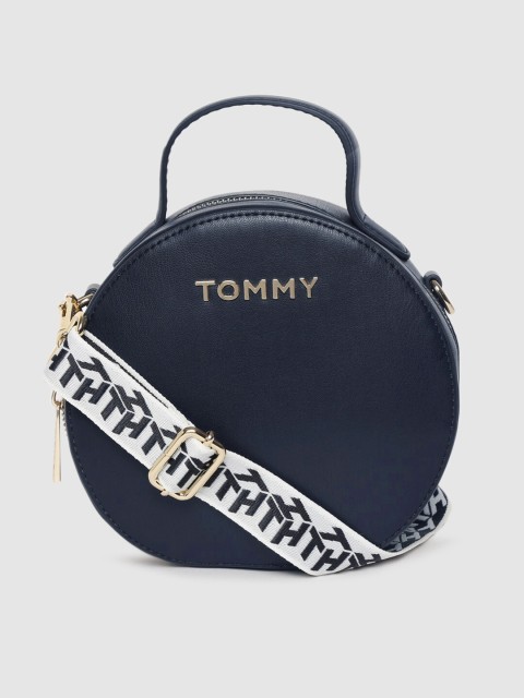 

Tommy Hilfiger Navy Blue Printed Sling Bag