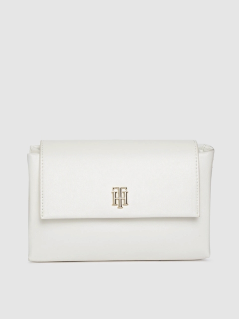 

Tommy Hilfiger White Solid Sling Bag