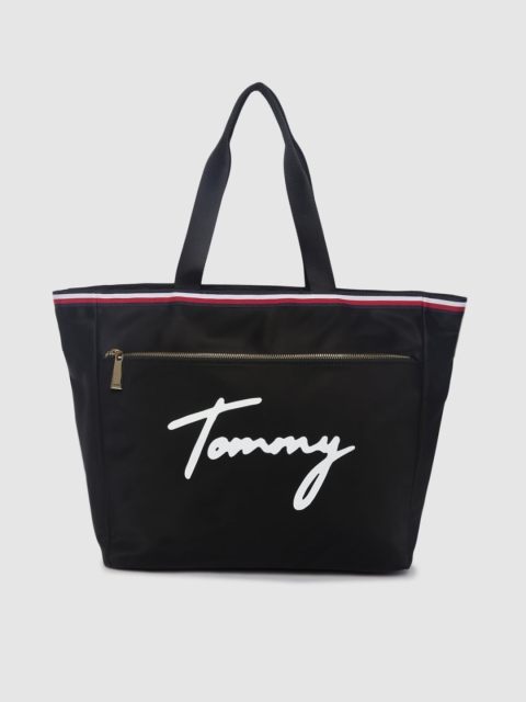 

Tommy Hilfiger Black Printed Shoulder Bag
