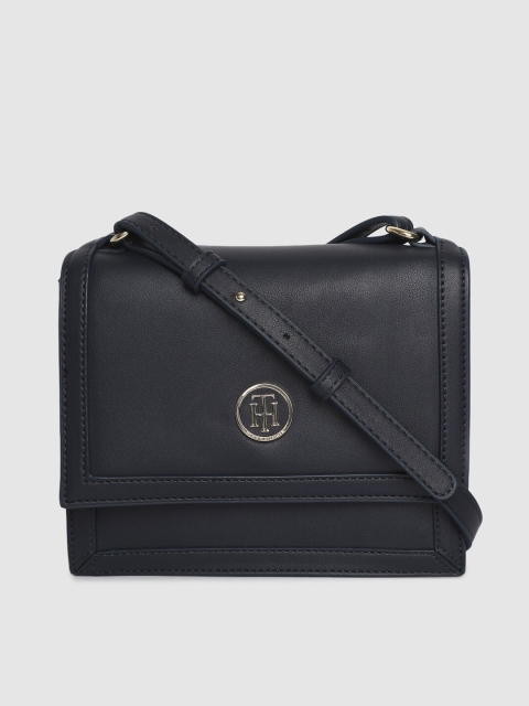 

Tommy Hilfiger Navy Blue Solid Sling Bag