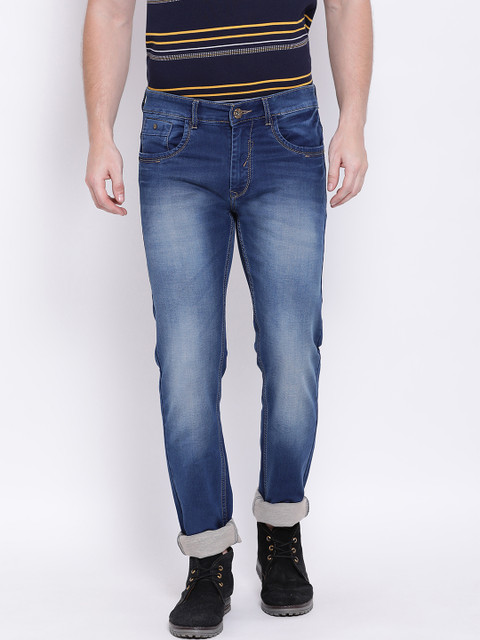 

Monte Carlo Men Blue Slim Fit Mid-Rise Clean Look Jeans