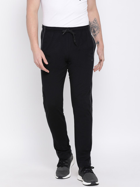 

Monte Carlo Men Black Solid Track Pants