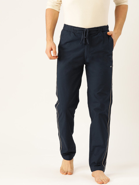 

Monte Carlo Mens Navy Blue Solid Lounge Pants