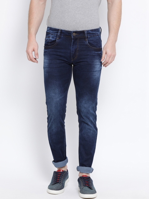

Monte Carlo Men Blue Skinny Fit Mid-Rise Clean Look Jeans