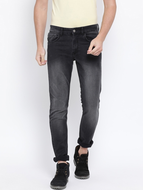 

Monte Carlo Men Black Skinny Fit Mid-Rise Clean Look Jeans