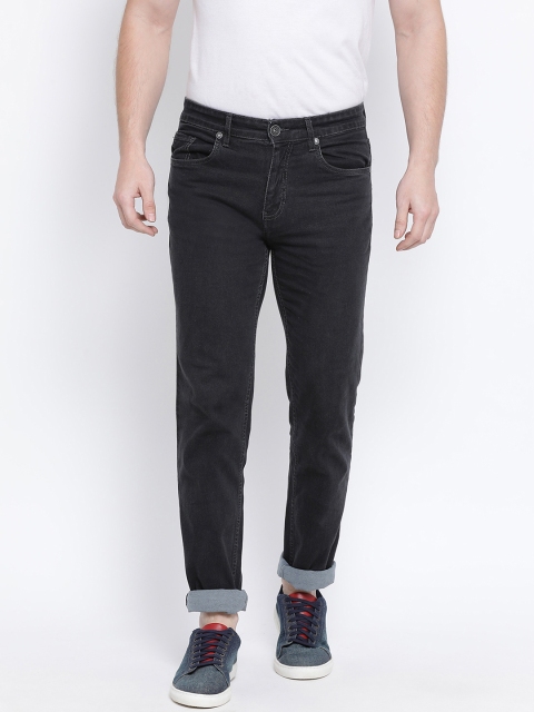 

Monte Carlo Men Grey Slim Fit Mid-Rise Clean Look Jeans