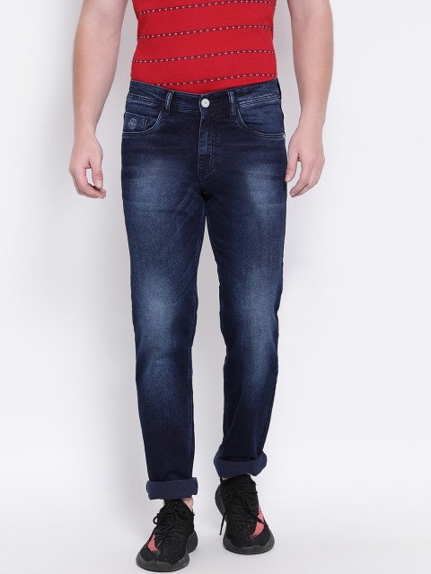 

Monte Carlo Men Blue Narrow Slim Fit Mid-Rise Clean Look Jeans