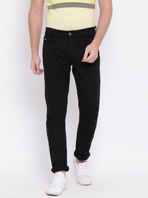 

Monte Carlo Men Black Skinny Fit Mid-Rise Clean Look Jeans