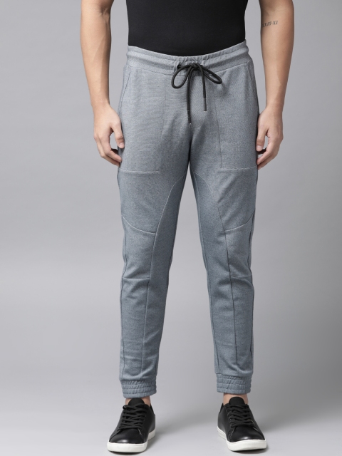 

Blackberrys Men Navy Blue Solid Slim Fit Joggers