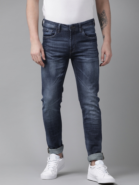 

Blackberrys Men Blue Skinny Fit Mid-Rise Clean Look Stretchable Jeans
