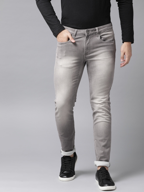 

Blackberrys Men Grey Slim Fit Low-Rise Clean Look Stretchable Jeans