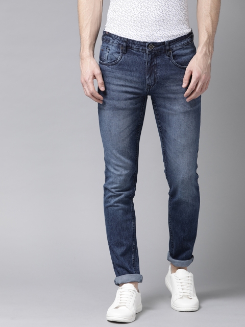 

Blackberrys Men Blue Slim Fit Low-Rise Clean Look Stretchable Jeans