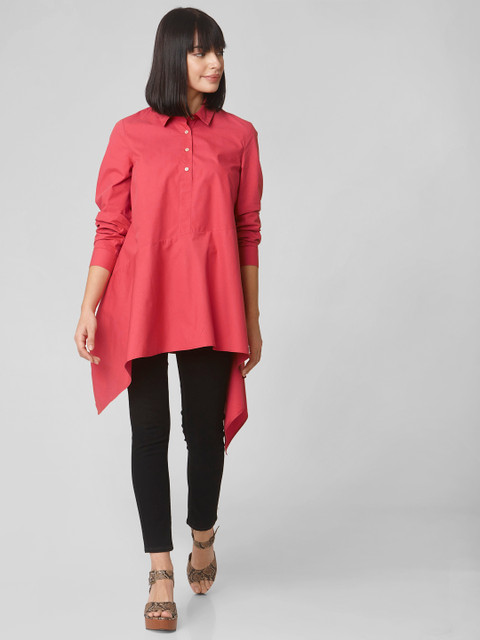 

Vero Moda Women Pink Solid Shirt Style Top