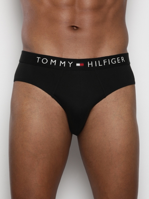 

Tommy Hilfiger Men Black Solid Brief P0AB1125