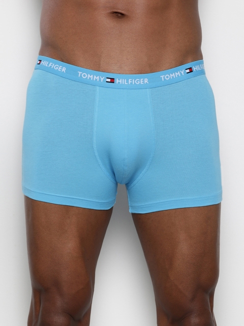 

Tommy Hilfiger Men Blue Solid Trunks P0AB4127