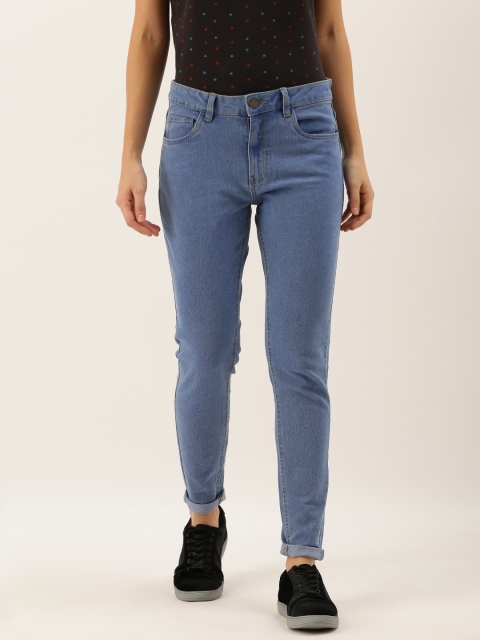 

DressBerry Women Blue Skinny Fit Mid-Rise Clean Look Stretchable Jeans
