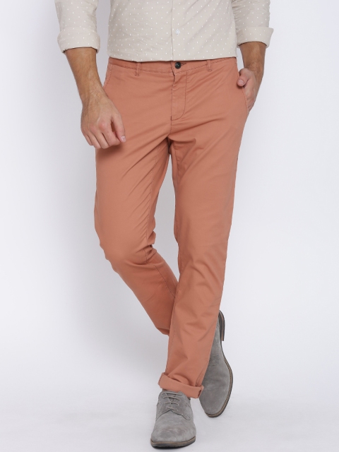 

Blackberrys Rust Orange Sharp Fit Chino Trousers