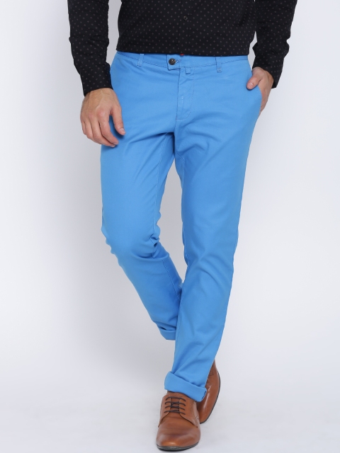 

Blackberrys Blue Sharp Fit Casual Trousers