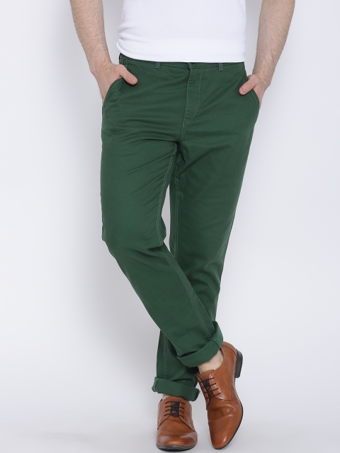 

Blackberrys Green Sharp Fit Trousers