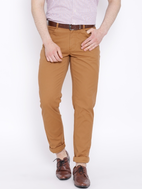 

Blackberrys Orange Sharp Fit Casual Trousers