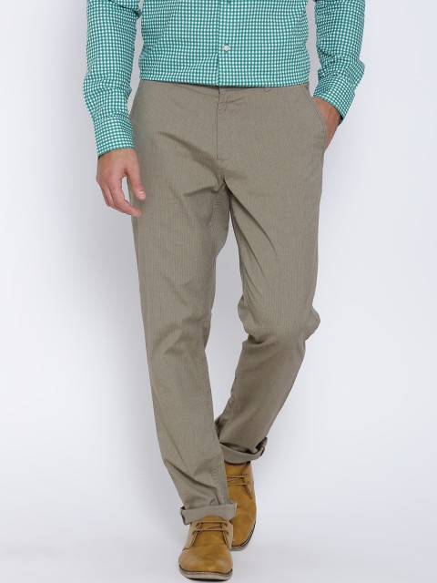 

Blackberrys Beige Sharp Fit Casual Trousers