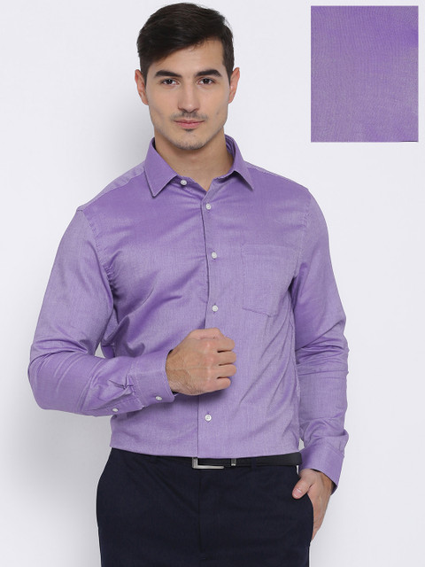 

Blackberrys Purple Slim Fit Formal Shirt
