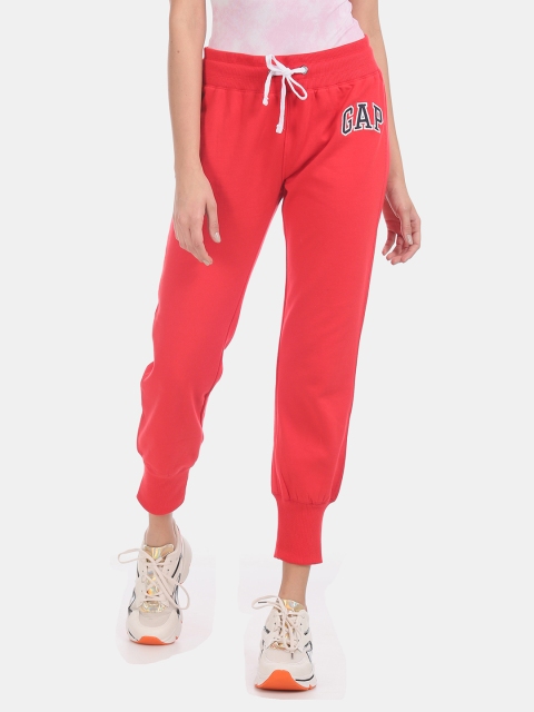 

GAP Women Red Solid Joggers