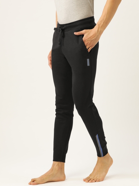

Sweet Dreams Men Black Solid Slim Fit Lounge Joggers