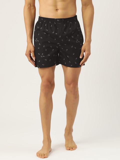 

Sweet Dreams Men Black & Grey Printed Boxers