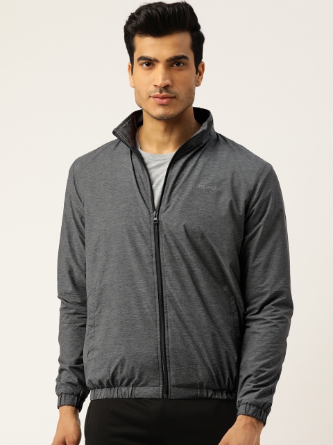 

Sweet Dreams Men Charcoal Grey Melange Effect Sporty Jacket