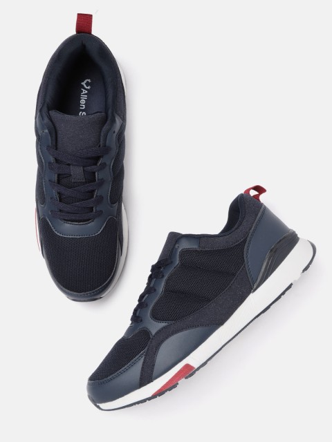 

Allen Solly Men Navy Blue Solid Sneakers