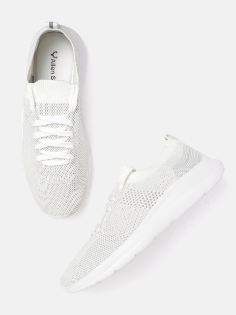 

Allen Solly Men White Woven Design Sneakers