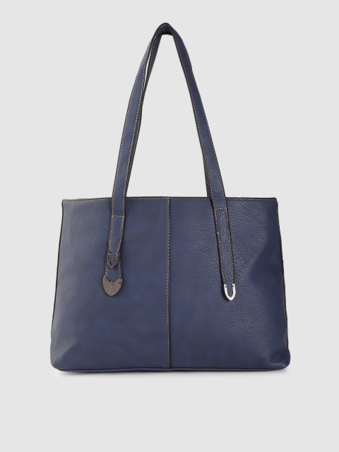 

JC Collection Navy Blue Solid Shoulder Bag