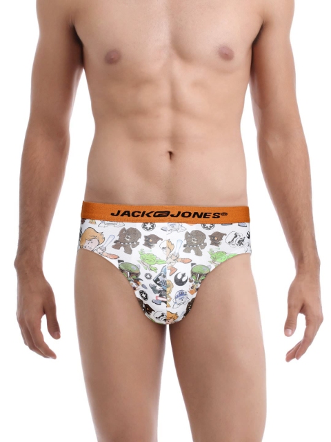 

Jack & Jones Star Wars Men White Printed Briefs 1804370005