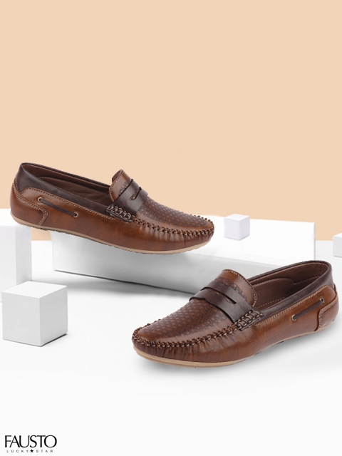 

FAUSTO Men Brown Loafers