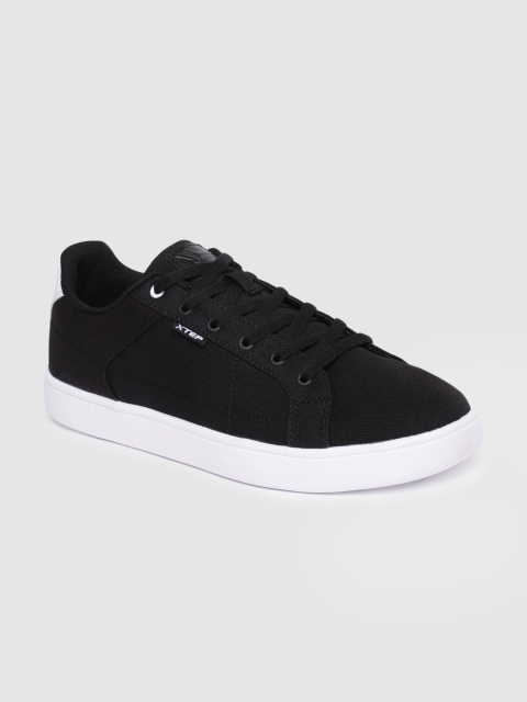 

Xtep Men Black Softpad Lite Lightweight Skateboarding Shoes