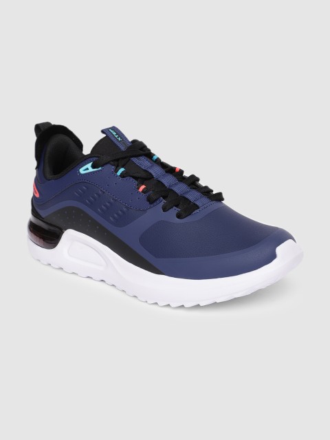 

Xtep Men Navy Blue Solid Air Mega Sneakers