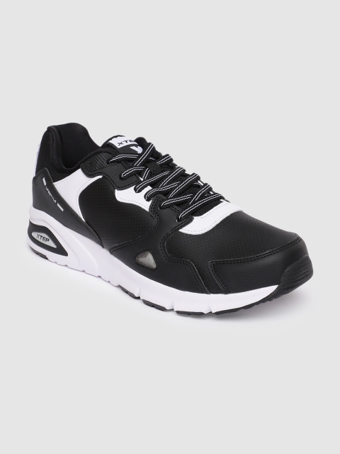 

Xtep Men Black Solid Softpad LiteHD Sneakers