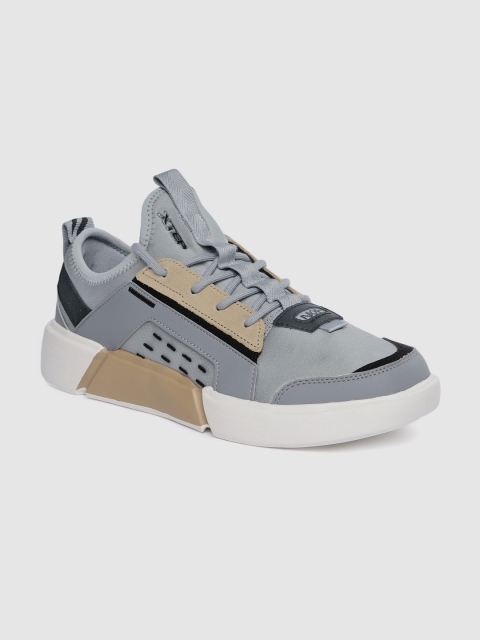 

Xtep Men Grey Skateboarding Shoes
