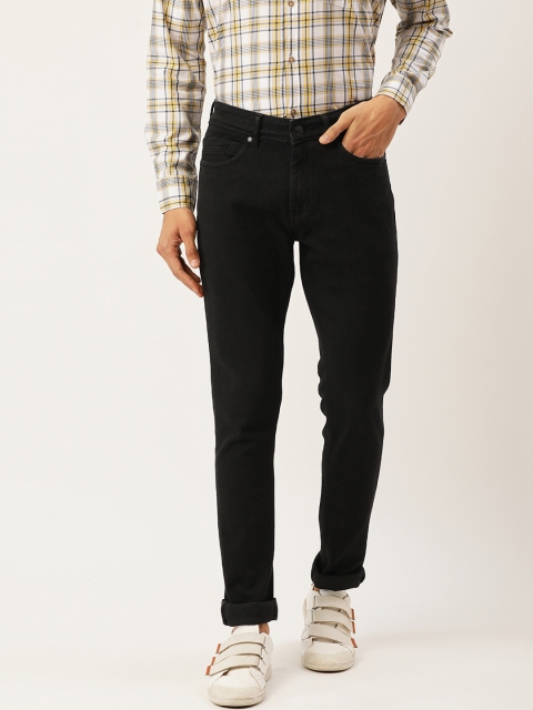 

Richlook Men Black Slim Fit Mid-Rise Clean Look Jeans