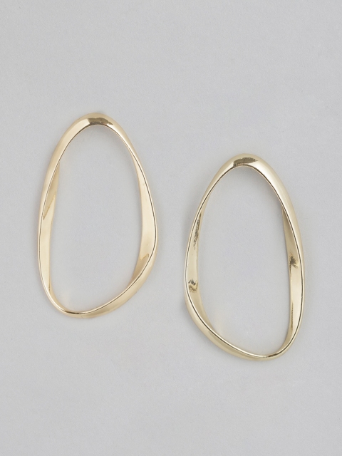 

20Dresses Gold-Toned Contemporary Drop Earrings